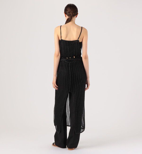 DES PRES「メッシュホイルプリント キャミソールワンピース」|ワンピース|