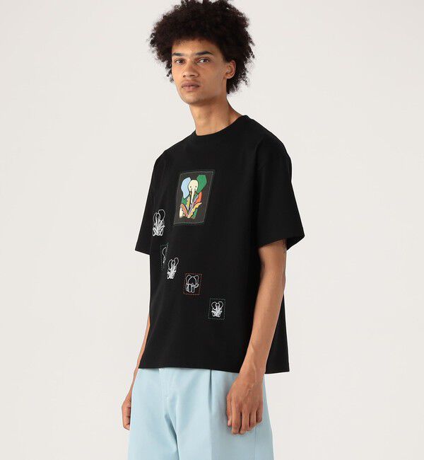 CABaN「CABaN ドライスビンコットン ELEPHANTマーチエンブロイダリーTシャツ」|Tシャツ・カットソー|