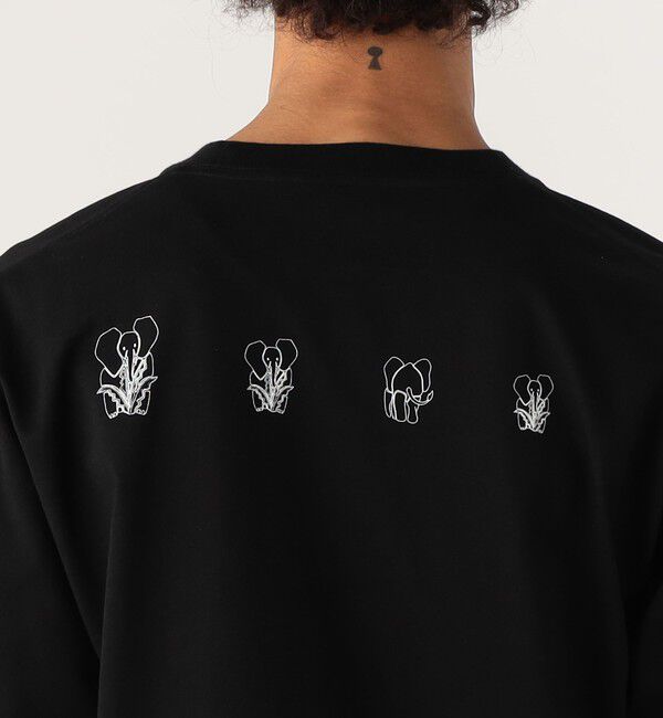 CABaN「CABaN ドライスビンコットン ELEPHANTマーチエンブロイダリーTシャツ」|Tシャツ・カットソー|