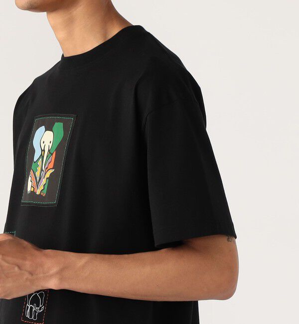 CABaN「CABaN ドライスビンコットン ELEPHANTマーチエンブロイダリーTシャツ」|Tシャツ・カットソー|