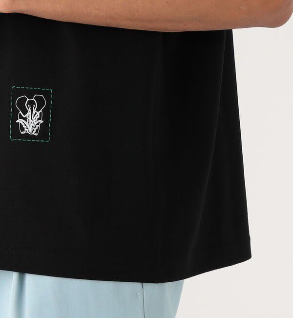 CABaN「CABaN ドライスビンコットン ELEPHANTマーチエンブロイダリーTシャツ」|Tシャツ・カットソー|