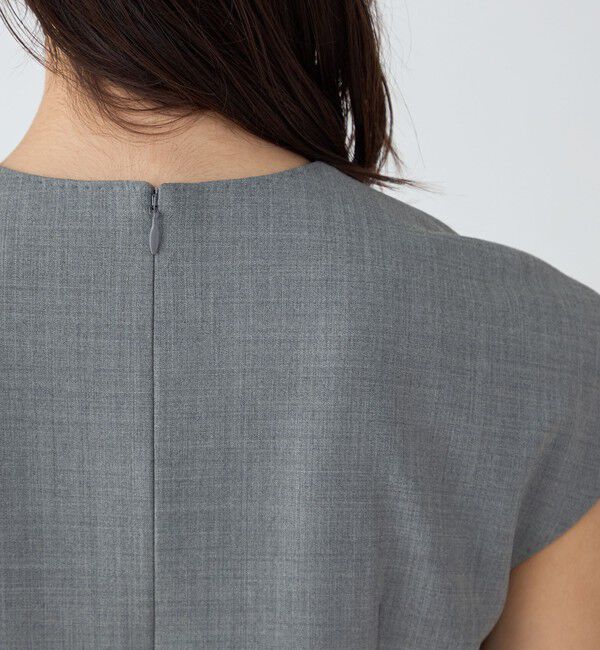 TOMORROWLAND collection「スーパーウールウィーヴ キャップスリーブワンピース」|ワンピース|