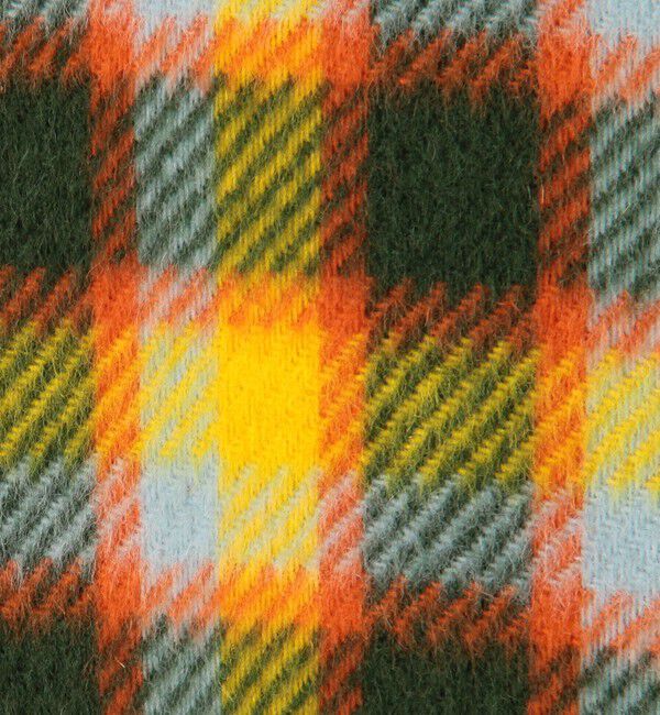 CABaN「CABaN モヘヤシャギーチェック スタンドカラーコート」|その他|