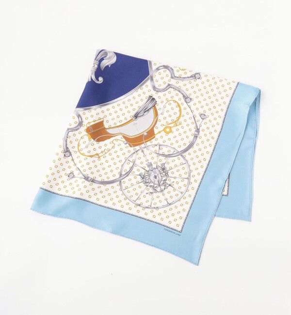 TOMORROWLAND GOODS「TOMORROWLAND CARRIAGE スカーフ」|バンダナ・スカーフ|62 ライトブルー系