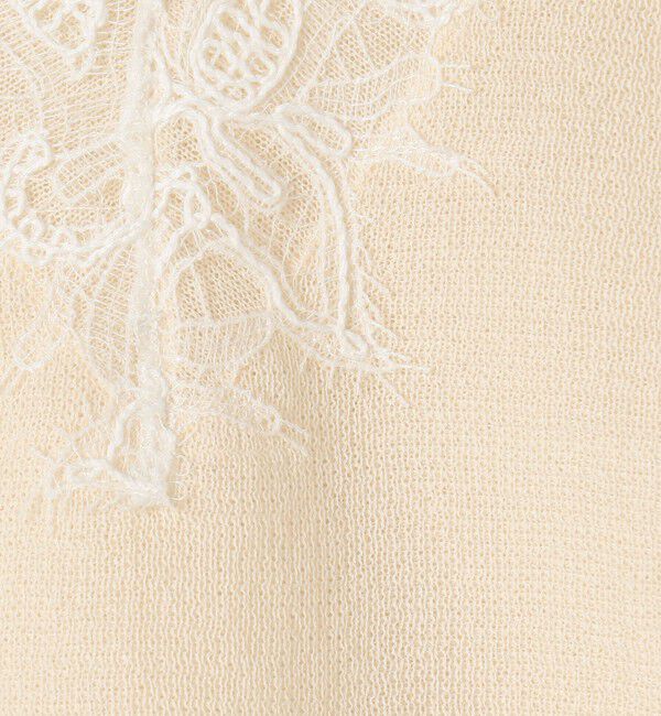 Ballsey「レーステープコンビ ノースリーブプルオーバー」|ニット・セーター|