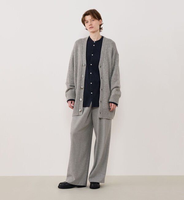 GALERIE VIE「ファインウール Vネックカーディガン」|カーディガン|
