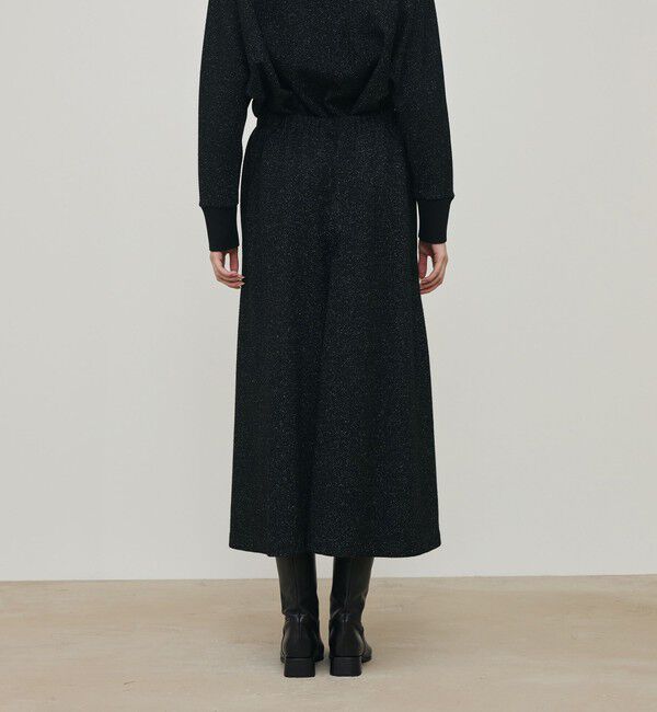 DES PRES「ノイジーインレーステッチ ギャザースカート」|フレア|