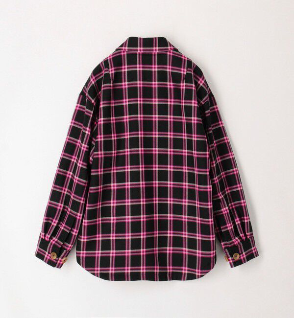 CABaN「ウールチェック 中綿ブルゾン」|ダッフルコート|