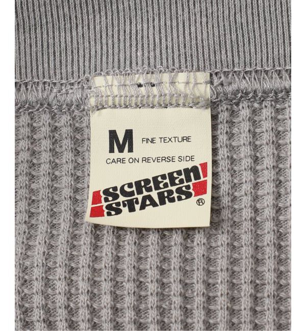 JOINT WORKS「SCREEN STARS 別注 グラインダーワッフル ロンTEE / SCREEN STRAS EX WAFFLE L/S」|Tシャツ・カットソー|