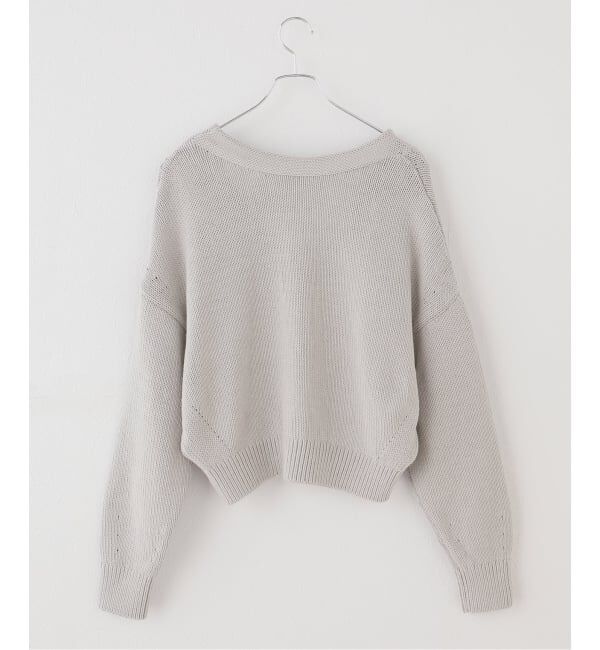 Plage「3Gバルキーヤーン 2WAY Vカーディガン」|カーディガン|