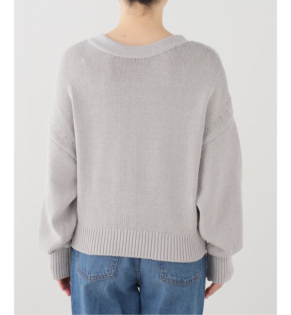 Plage「3Gバルキーヤーン 2WAY Vカーディガン」|カーディガン|