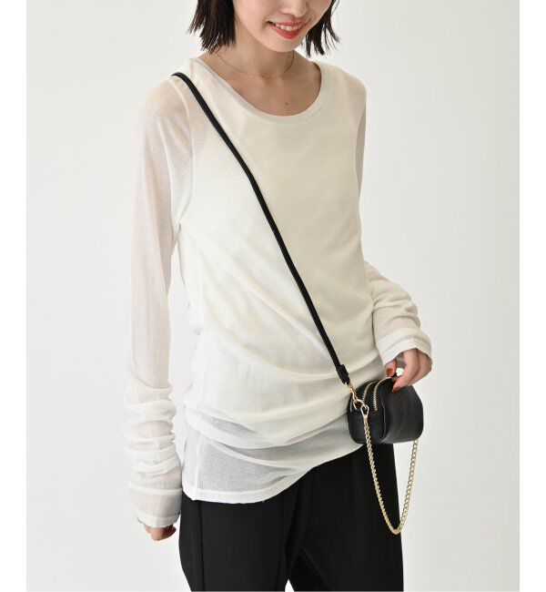 SLOBE IENA「シアーロングインナー」|Tシャツ・カットソー|