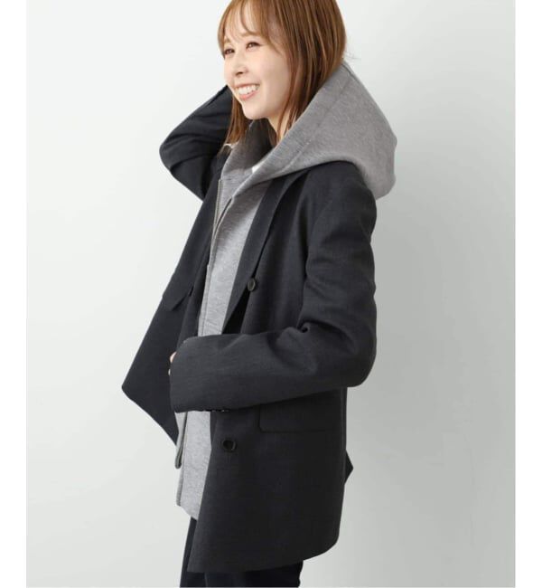 SLOBE IENA「《追加5》ボリュームジップアップフーディー」|パーカー|