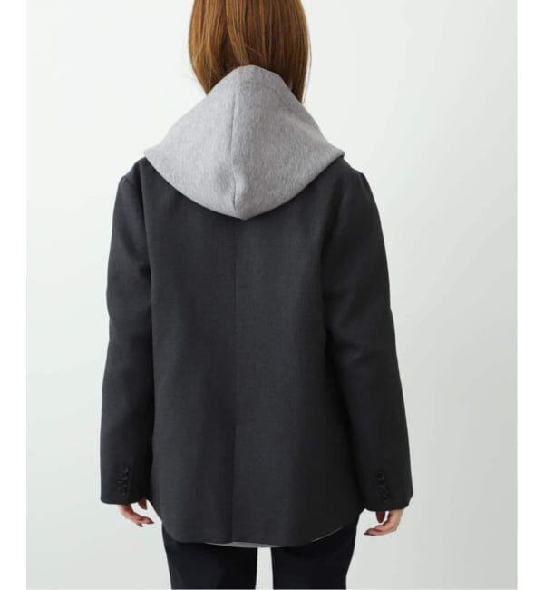 SLOBE IENA「《追加5》ボリュームジップアップフーディー」|パーカー|