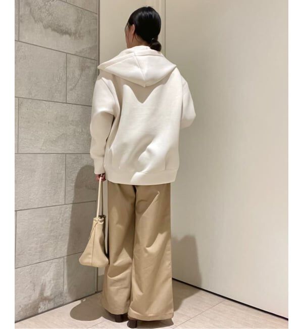 SLOBE IENA「《追加5》ボリュームジップアップフーディー」|パーカー|