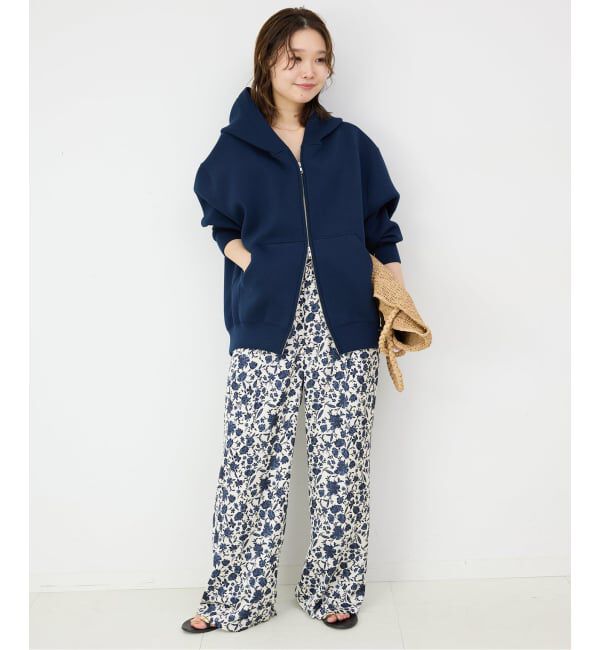 SLOBE IENA「《追加5》ボリュームジップアップフーディー」|パーカー|