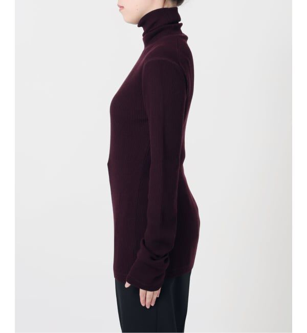 VERMEIL par iena「Embraced wool RIB Turtle ニット」|ニット・セーター|