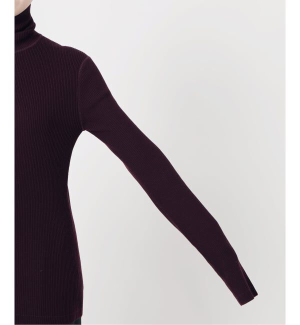VERMEIL par iena「Embraced wool RIB Turtle ニット」|ニット・セーター|