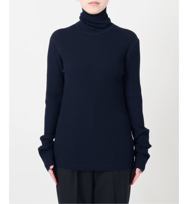 VERMEIL par iena「Embraced wool RIB Turtle ニット」|ニット・セーター|