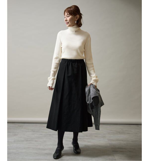 VERMEIL par iena「Embraced wool RIB Turtle ニット」|ニット・セーター|