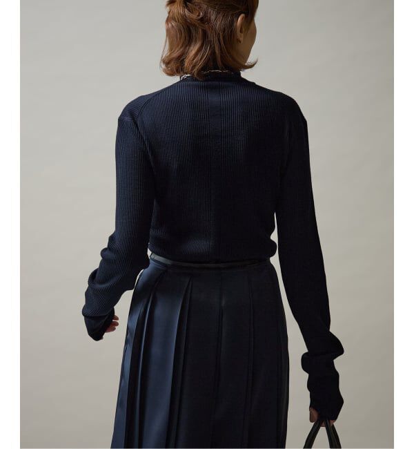 VERMEIL par iena「Embraced wool RIB Turtle ニット」|ニット・セーター|