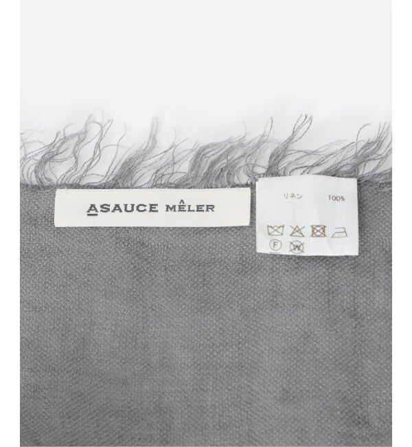 VERMEIL par iena「ASAUCE MELER アソースメレ フランダースリネンガーゼストール AM26S-ST31」|ストール|