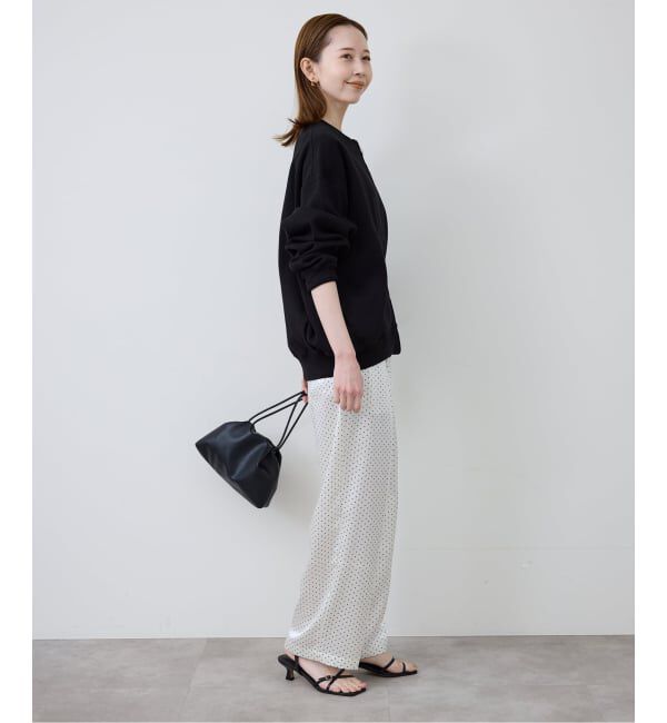 SLOBE IENA「ドットプリントサテンイージーパンツ」|その他|