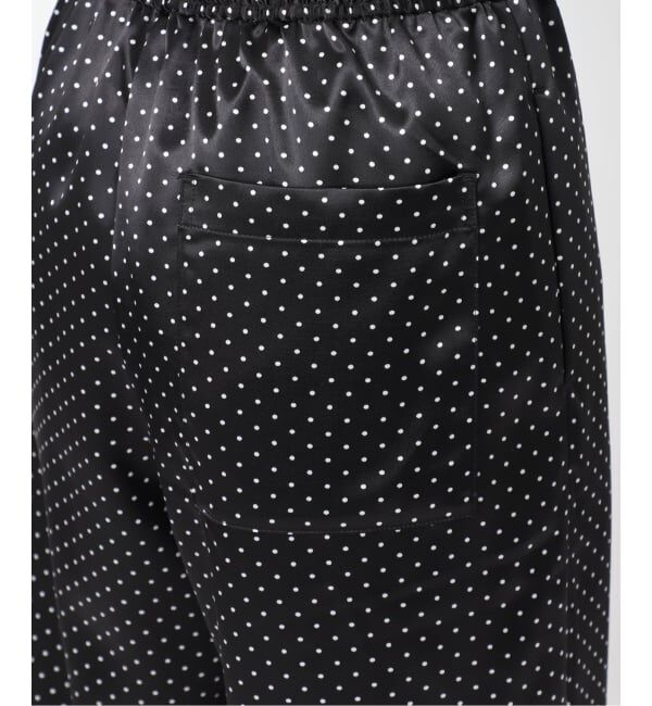 SLOBE IENA「ドットプリントサテンイージーパンツ」|その他|