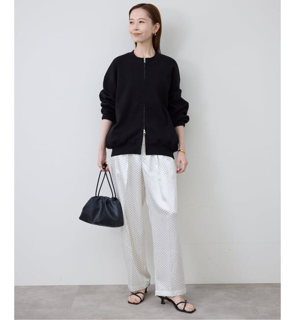 SLOBE IENA「ドットプリントサテンイージーパンツ」|その他|