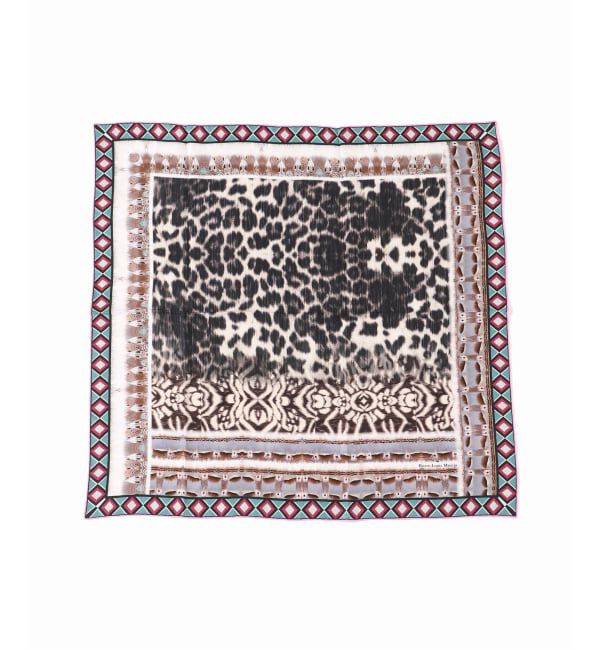 VERMEIL par iena「PIERRE LOUIS MASCIA ピエール ルイマーシャ Scarf 67x67cm 517529/101」|バンダナ・スカーフ|