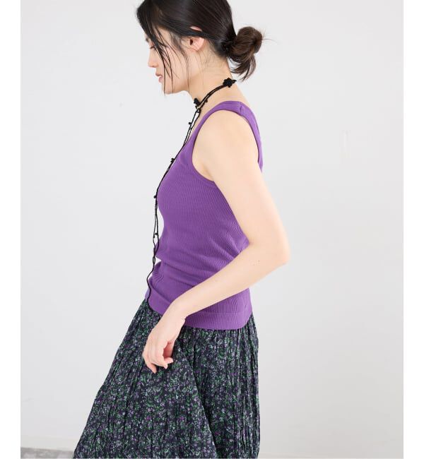 IENA「《予約》PURE SUGAR/ピュア シュガー Debardeur MALAWI タンクトップ」|タンクトップ|