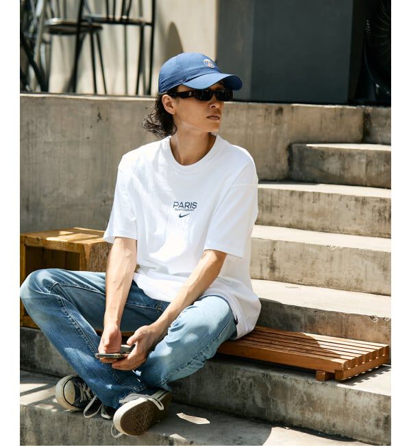 Paris Saint-Germain「【NIKE / ナイキ】PSG M NK PREMIUM EMB TEE IF0506- 100」|Tシャツ・カットソー|