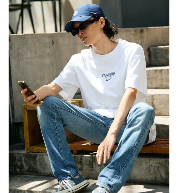 Paris Saint-Germain「【NIKE / ナイキ】PSG M NK PREMIUM EMB TEE IF0506- 100」|Tシャツ・カットソー|