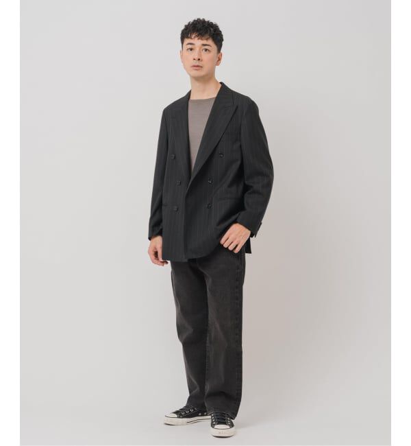 EDIFICE「【L`etiquette &times; EDIFICE】ウール ボート ネック Tシャツ」|Tシャツ・カットソー|