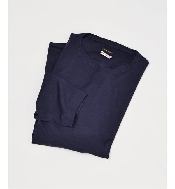 EDIFICE「【L`etiquette &times; EDIFICE】ウール ボート ネック Tシャツ」|Tシャツ・カットソー|