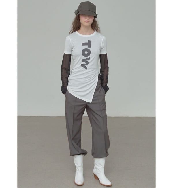 PULP「【Geek Office / ギークオフィス】OPEN YY /  TOYY SIDE SLIT TEE」|Tシャツ・カットソー|