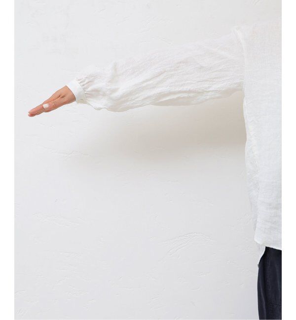 journal standard luxe「リネンワッシャー フリルブラウス」|シャツ・ブラウス|