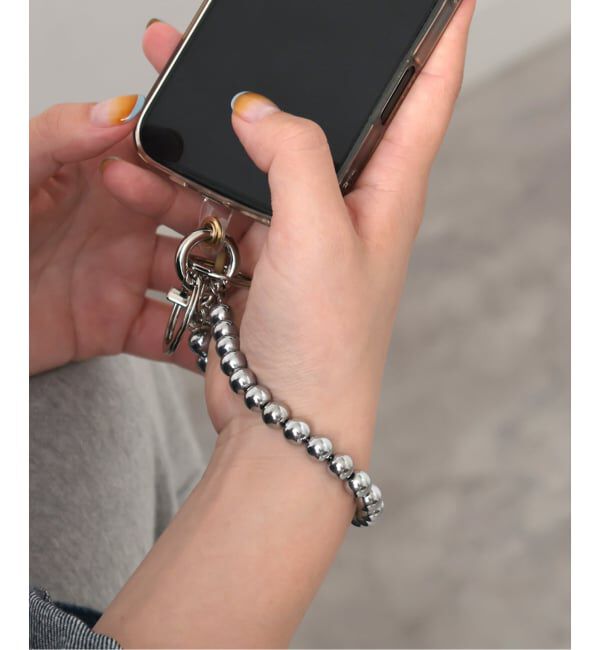 JOURNAL STANDARD relume「【HASHIBAMI/ハシバミ】ヘマタイトマルタマスマホストラップ」|その他|