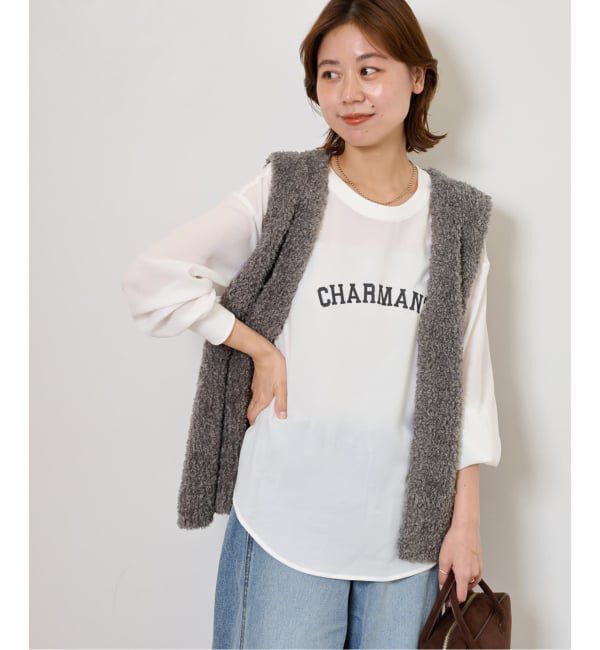 JOURNAL STANDARD relume「ジョーゼットロゴロンT」|シャツ・ブラウス|