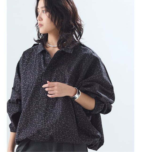 journal standard L'essage「別注【ILL ONE EIGHTY/イル ワンエイティ】LEOPARD ショートブルゾン」|ミリタリージャケット|