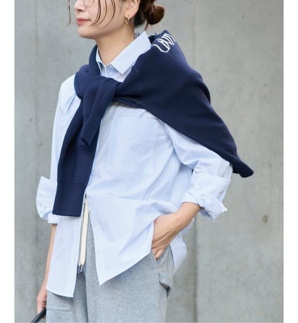 JOURNAL STANDARD「《追加2》先染めタイプライターレギュラーシャツ」|シャツ・ブラウス|