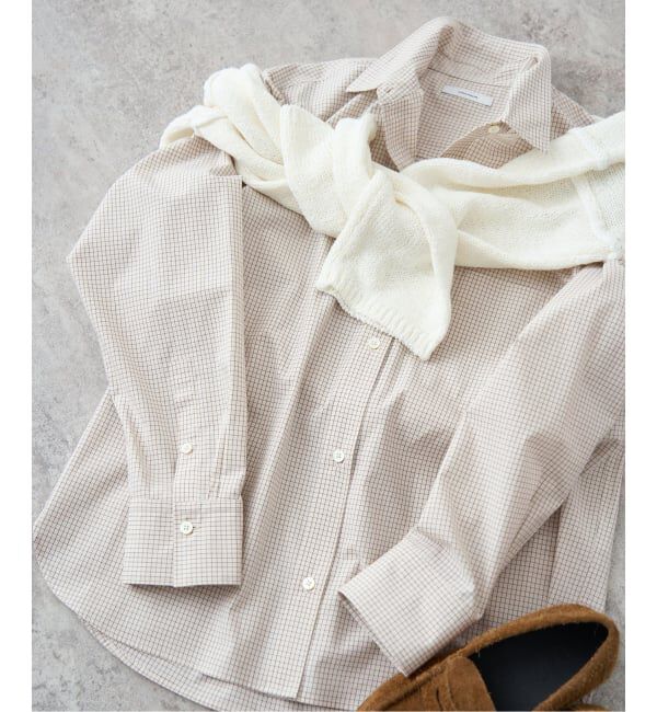 JOURNAL STANDARD「《追加2》先染めタイプライターレギュラーシャツ」|シャツ・ブラウス|ナチュラル