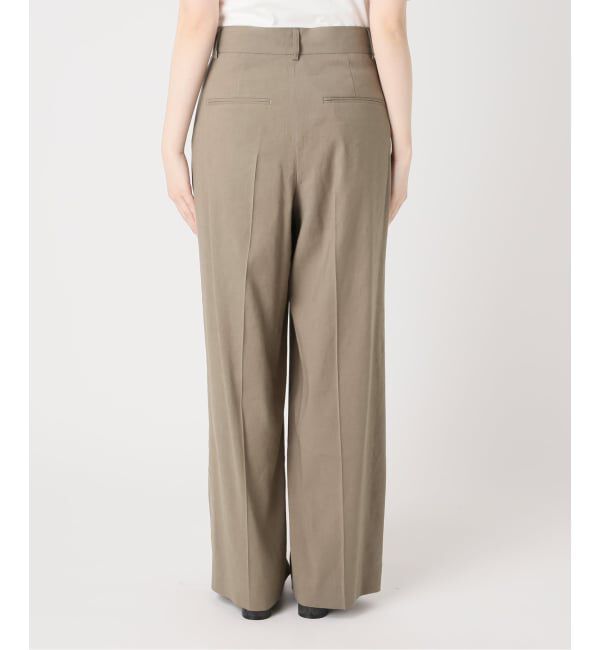 journal standard L'essage「《予約》バイオリネン ワイドタックパンツ」|スラックス|