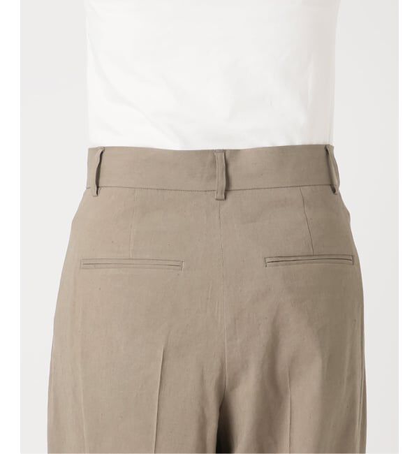journal standard L'essage「《予約》バイオリネン ワイドタックパンツ」|スラックス|