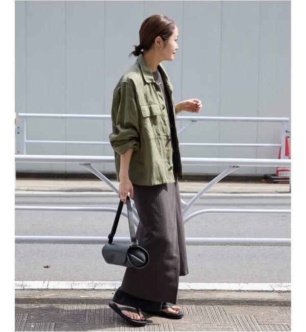 JOURNAL STANDARD「《追加予約2》リネンミリタリージャケット」|ミリタリージャケット|