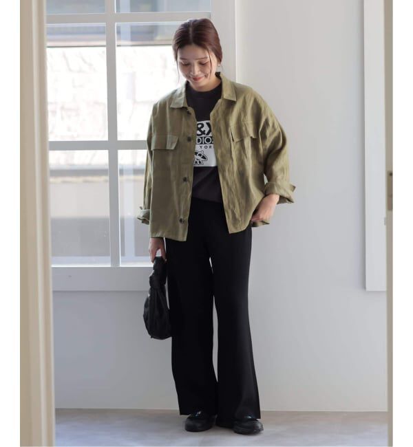 JOURNAL STANDARD「《追加予約2》リネンミリタリージャケット」|ミリタリージャケット|