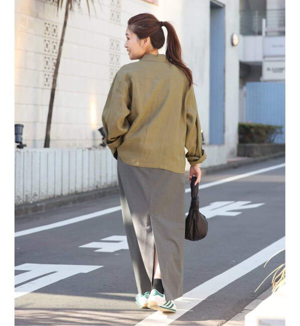 JOURNAL STANDARD「《追加予約2》リネンミリタリージャケット」|ミリタリージャケット|