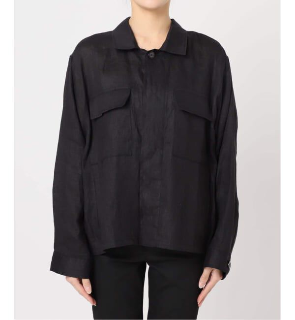 JOURNAL STANDARD「《追加予約2》リネンミリタリージャケット」|ミリタリージャケット|