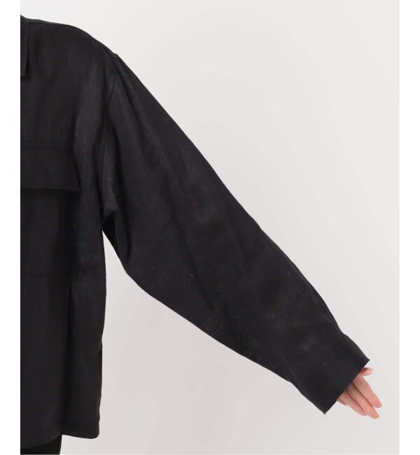 JOURNAL STANDARD「《追加予約2》リネンミリタリージャケット」|ミリタリージャケット|