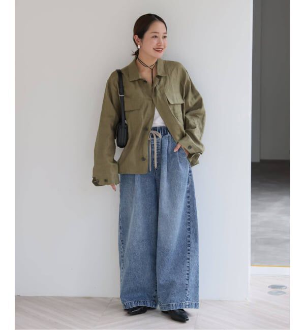 JOURNAL STANDARD「《追加予約2》リネンミリタリージャケット」|ミリタリージャケット|